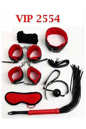 Vipmadame Fantezi BDSM Kelepçeli Yedili Set