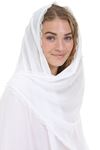 Asimod İnci İşlemeli Çok Amaçlı Mevlid Bride Eşarbı Nikah Şalı