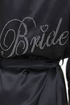 Asimod Kadın Saten Bride Battal Sabahlık