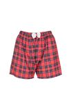 Vip Madame Erkek Ekoseli Noel Saten Boxer