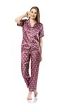 Vip Madame Kadın Desenli Kısa Kollu Pijama Takımı