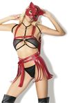 Vip Madame Kadın Fantezi Harness Kanatlı Takım
