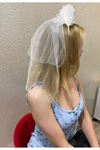 Asimod Kadın Bride Duvaklı Taç